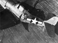 Asisbiz Grumman F6F 3 Hellcat VF 16 White 6 landing mishap CV 16 USS Lexington 1944 01