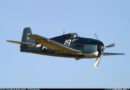 Asisbiz Airworthy warbird Gumman F6F Hellcat BuNo 80141 G BTCC showing VF 6 White 19 Alexander Vraciu markings 01