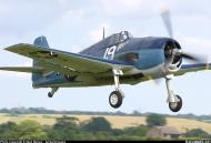 Asisbiz Airworthy warbird Gumman F6F Hellcat BuNo 80141 G BTCC showing VF 6 White 19 Alexander Vraciu markings 11