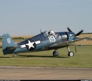 Asisbiz Airworthy warbird Gumman F6F Hellcat BuNo 80141 G BTCC showing VF 6 White 19 Alexander Vraciu markings 15