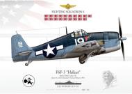 Asisbiz Grumman F6F 3 Hellcat VF 6 white 19 Alexander Vraciu BuNo 40467 USS Intrepid Feb 1944 0D