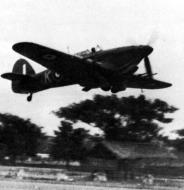 Asisbiz Hurricane IIc Trop RAF 35Sqn K taking off from Calcutta 1942 01