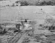 Asisbiz Hurricane IIc Trop RAF 42Sqn attack a bridge on the Nambol River Imphal IWM CF176