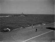 Asisbiz Op Pedestal HMS Victorious on patrol photographed from her sister ship HMS Indomitable Aug 1942 IWM A11190