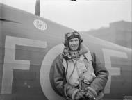 Asisbiz Hurricane I RAF 303Sqn RFF V6684 John A Kent at RAF Leconfield 24 Oct 1940 IWM CH1530