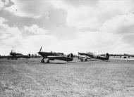 Asisbiz Hurricane I RAF 32Sqn GZ taxing at RAF Hawkinge 29 Jul 1940 IWM HU69116