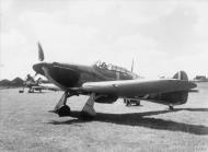 Asisbiz Hurricane I RAF 32Sqn GZV Rupert Smythe P3522 at Hawkinge 29 July 1940 IWM HU54417