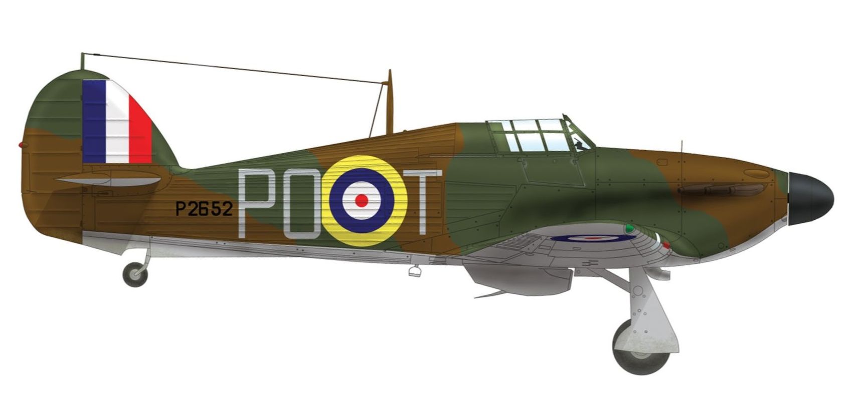 Asisbiz Hawker Hurricane I RAF 46Sqn POT P2652 Bardufoss Norway May 1940 0A