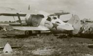 Asisbiz Polikarpov I 153 42IAP Yellow 7 captured at Vilnus Lithuania during the Barbarrosa onslaught 1941 01