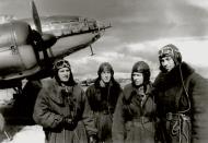 Asisbiz Aircrew Soviet 4APDD of 3rd long range division Heroes AP Rubtsov,Levkin, Ryabov and Abramov 01