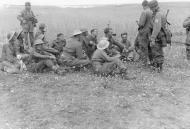 Asisbiz German paratroopers esort captured British soldiers after the Battle for Crete May 1941 ebay 01