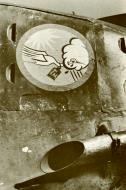 Asisbiz Junkers Ju 52 KGrzbV 700 emblem showing a stork carrying mail flying through flak 01