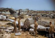 Asisbiz MTO wrecked Junkers Ju 52 transport planes at El Aouiana airport bone yard Tunis Tunisia May 1943 04