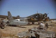 Asisbiz MTO wrecked Junkers Ju 52 transport planes at El Aouiana airport bone yard Tunis Tunisia May 1943 07