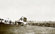 Asisbiz Ostfront Junkers Ju 52 2.KGrzbV 500 Stkz KF+QZ rud B2 WNr 3138 Demyansk Mar 1942 Transporter P65