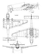 Asisbiz Diagram of Junkers Ju 87 Stuka blue print versions 0B
