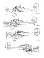 Asisbiz Diagram of Junkers Ju 87 Stuka blue print versions 0D