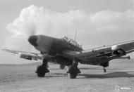 Asisbiz Junkers Ju 87D5 Stuka I.SG3 S7+Jx taking off to support Karelia Front 28th Jun 1944 01