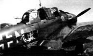 Asisbiz Junkers Ju 87B2 Stuka 7.StG1 (+MR) comabt damage 01