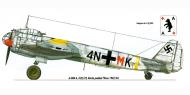 Asisbiz Junkers Ju 88A4 2.(F)22 4N+MK Russia winter 1942 43 Replica 187 0A