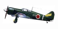 Asisbiz Art Kawasaki Ki 100 I Kou 59Sentai 3Chutai W078 Ashiya AF Fukuoka Japan 1945 0A