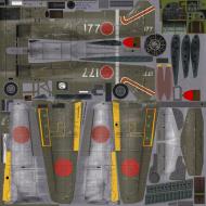 Asisbiz IL2 IF Ki 100 I Kou 59 Sentai 2 Chutai W177 Omura Kyushuata Japan 1945