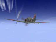 Asisbiz IL2 TF Ki 100 59 Sentai W177 in the midst of aerial combat with B 29s V01