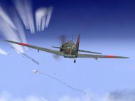 Asisbiz IL2 TF Ki 100 59 Sentai W177 in the midst of aerial combat with B 29s V02