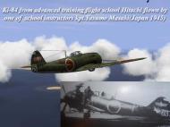 Asisbiz IL2 2S Ki 84 Hitachi Kyodo Hiko Shidan W63 Yasumo Masaki Japan 1945 V0A