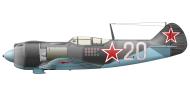Asisbiz Lavochkin La 5F 21IAP Silver 20 with Ivan I Khaustov Kalinin front 1944 0B