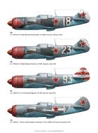 Asisbiz Lavochkin La 5 profiles from LaGG n Lavochkin Aces of World War 2 Osprey Aces 56 page 56