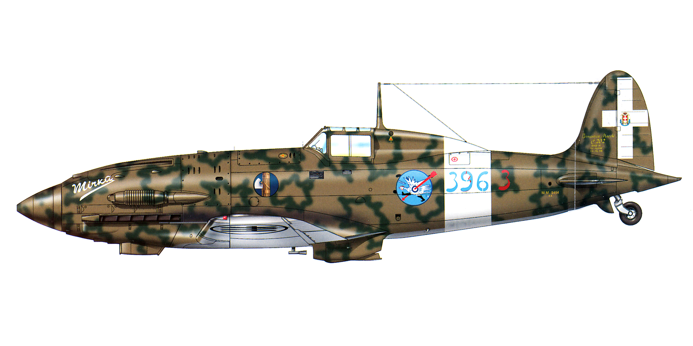 Asisbiz Ra Macchi Mc202 Folgore 154 Gruppo Ct Autonomo 396sqa 396 3