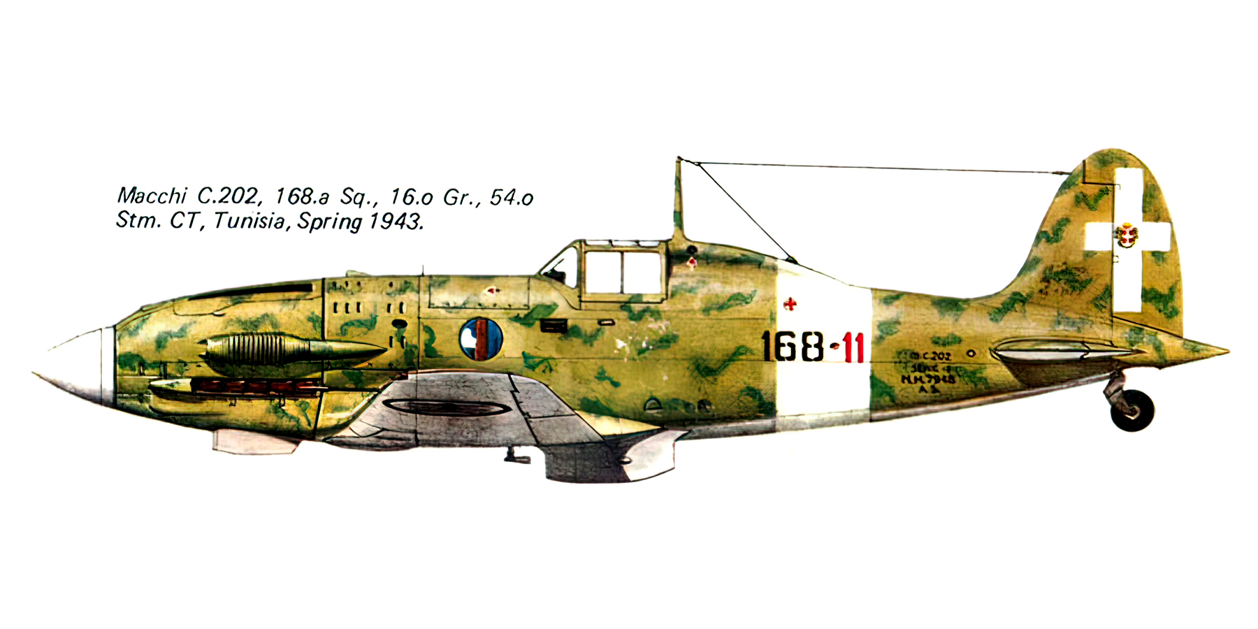 Asisbiz RA Regia Aeronautica Macchi MC202 Folgore 54 Stormo 16