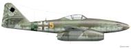 Asisbiz Messerschmitt Me 262A1a ISS 1 JV44 Yellow 5 WNr 500232 Lechfeld Munich 1945 0B