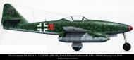 Asisbiz Messerschmitt Me 262A1a 3.(J)KG51 9K+BL Red B Edmund Delatowski WNr 170064 Germany Oct 1944 0A