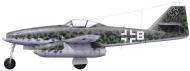 Asisbiz Messerschmitt Me 262A1a Schwalbe 1.KG51 9K+BH WNr 170096 Germany Sep 1944 0B
