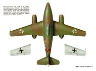 Asisbiz Messerschmitt Me 262A1a 9.KG(J)6 Yellow 5 Gunter Overdiek WNr 501232 Neuburg Germany March 1945 0B