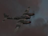 Asisbiz IL2 AS Me 410F 6.KG51 9K+ZP pushing the stall limits over England 1944 16