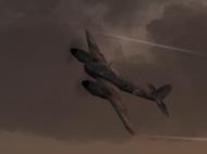 Asisbiz IL2 AS Me 410F 6.KG51 9K+ZP pushing the stall limits over England 1944 21