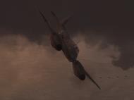 Asisbiz IL2 AS Me 410F 6.KG51 9K+ZP stalking a Halifax formation over England V02