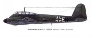 Asisbiz Messerschmitt Me 410A1 Hornisse 1.KG51 9K+EH Beauvias France 1944 01