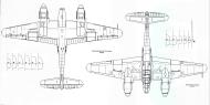 Asisbiz Messerschmitt Me 410A0 Hornisse 1 72 scale Line drawing 03