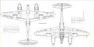 Asisbiz Messerschmitt Me 410A1 Hornisse 1 72 scale Line drawing 03