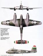 Asisbiz Messerschmitt Me 210C1 Hornisse RHAF 5.NF1 Z0+66 Hungary 1944 0A