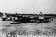 Asisbiz 42 68177 P 38J Lightning 8AF 20FG77FS LCC Dixon V Kendricks belly landed near King's Cliffe 24th Apr 1944 FRE2415