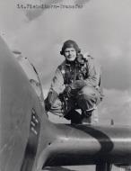 Asisbiz Aircrew USAAF 20FG 1Lt Ernest Fiebelkorn on the wing of his P 38 Lightning IWM FRE15149