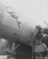 Asisbiz P 38 Lightning 8AF 364FG385FS 5E Esie Maj Carl W Stapleton England 15th Mar 1944 01