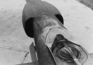 Asisbiz P 38H Lightning 8AF 55FG showing the turbo supercharger on the fuselage 1943 FRE10125