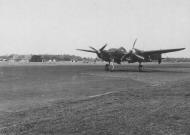 Asisbiz F 4 Lightning 9PRS landing at an air base in Dum Dum India 4th Mar 1943 01