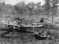 Asisbiz Bell P 39 Airacobra 5AF being reapired in Papua New Guinea 15th Feb 1943 NA166